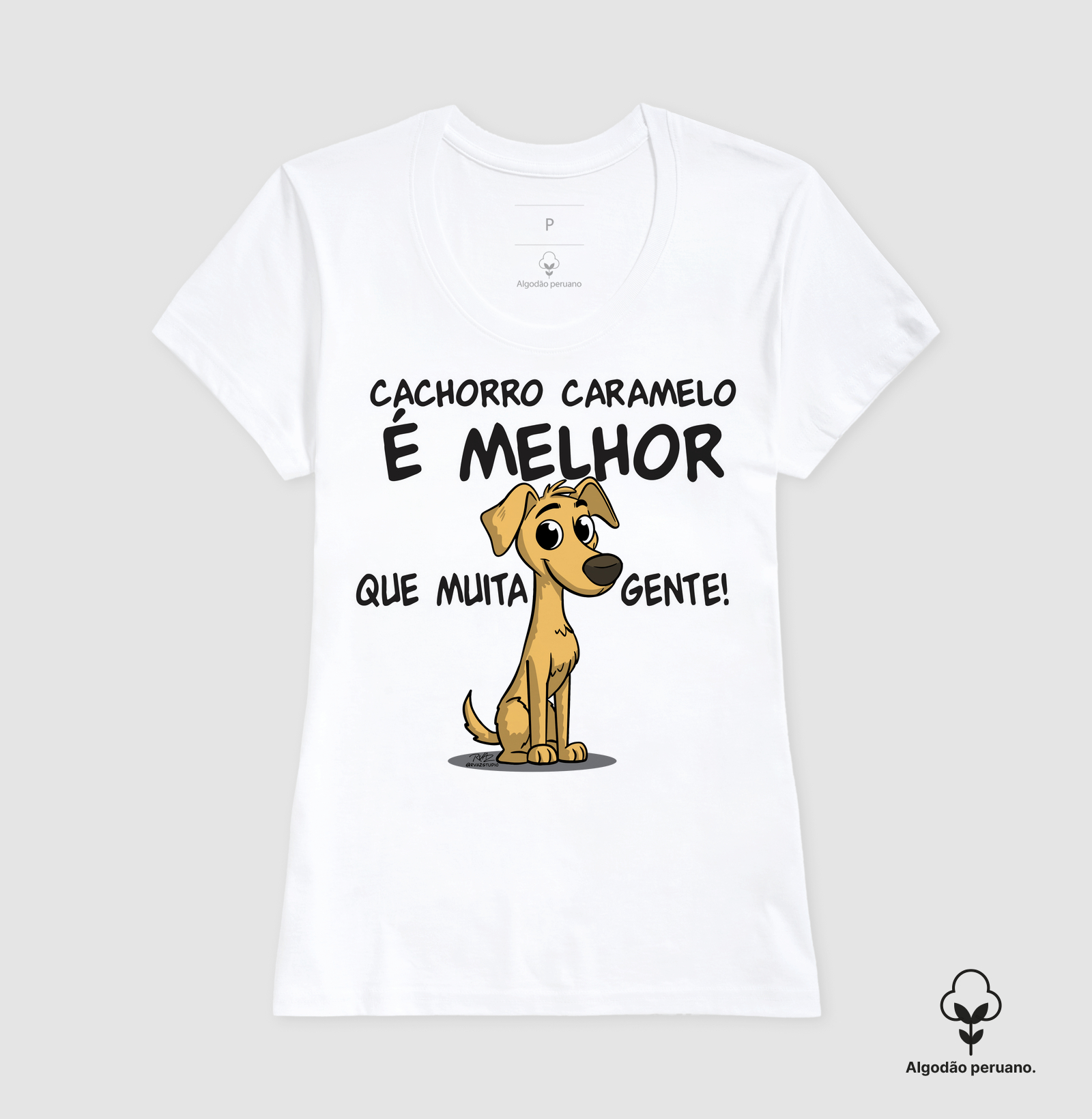 Camiseta Cachorro Caramelo - Imagem 5