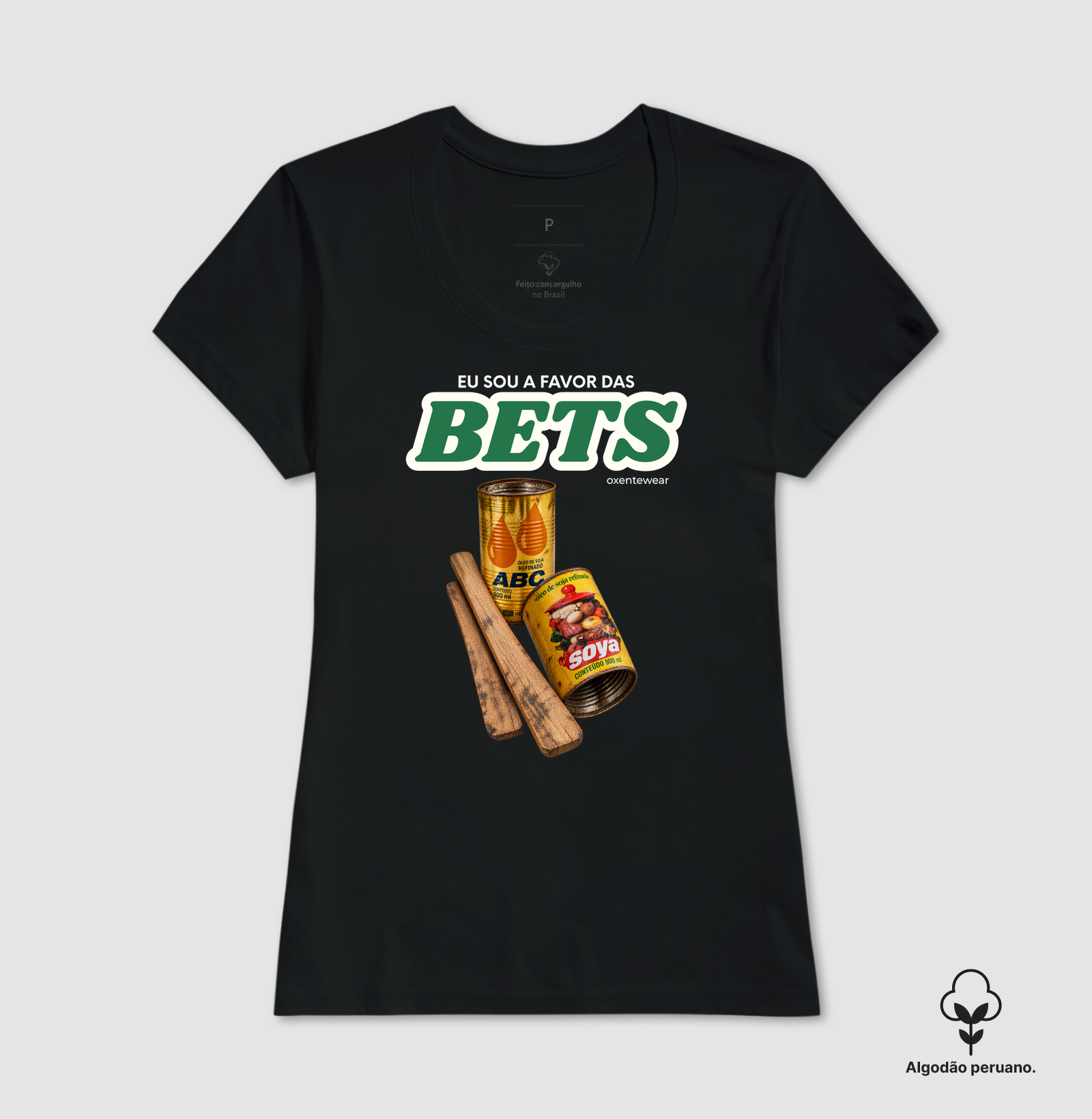 Camiseta Eu sou a favor das BETS | OxenteWear - Imagem 3