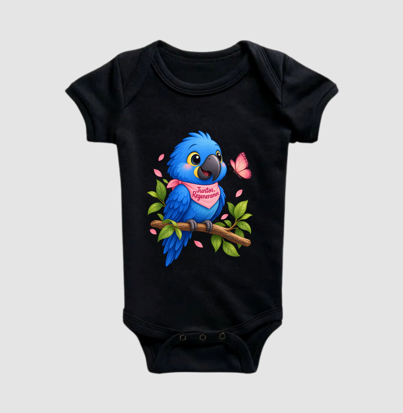 Body Infantil - Ararinha Azul - Imagem 5