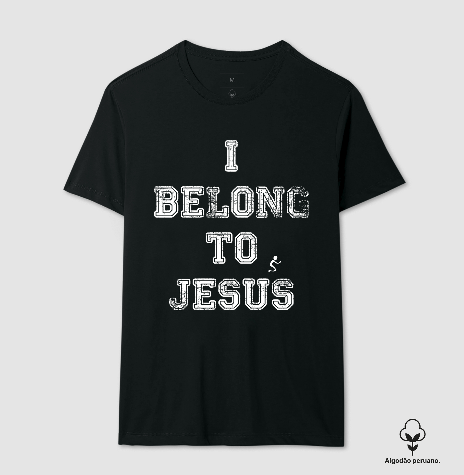 Camiseta Algodão Peruano I Belong to Jesus Pertenço a Jesus - Imagem 5