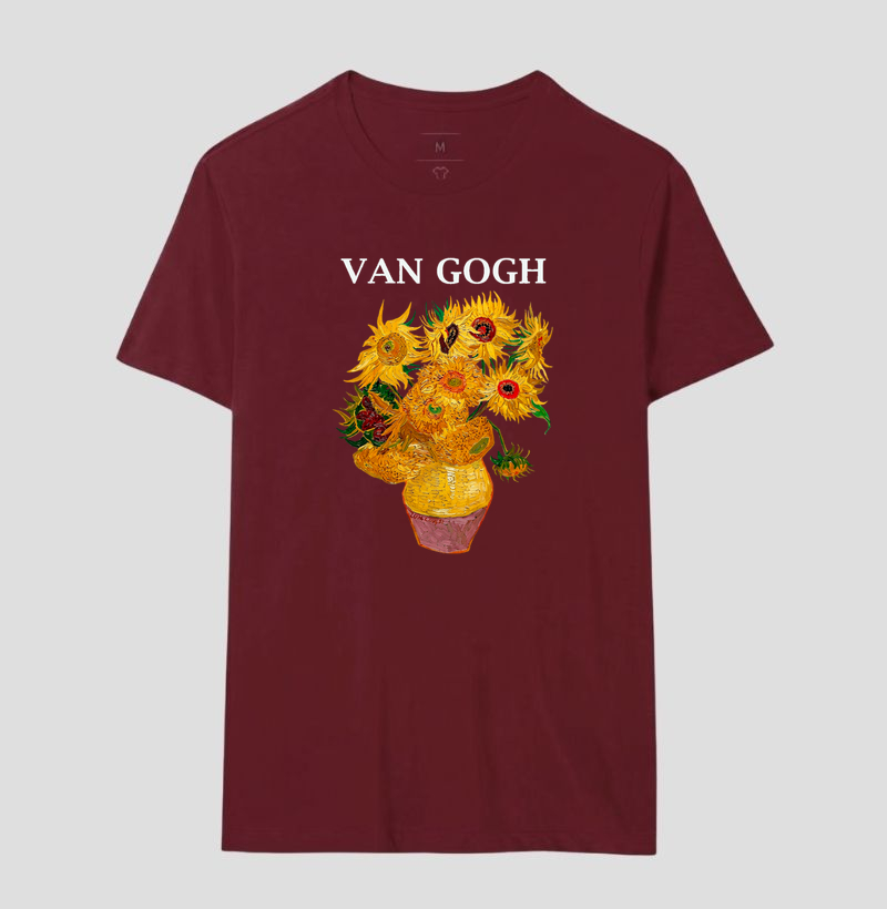 Camiseta Girassóis Van Gogh - Imagem 8