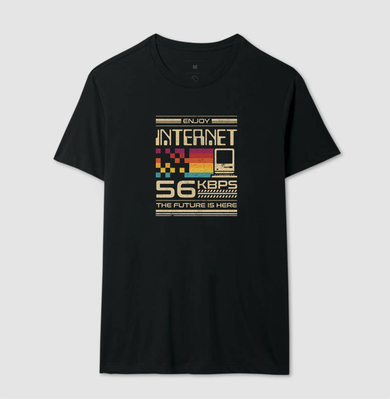 Camiseta Aproveite a Internet a 56kbps - Imagem 2