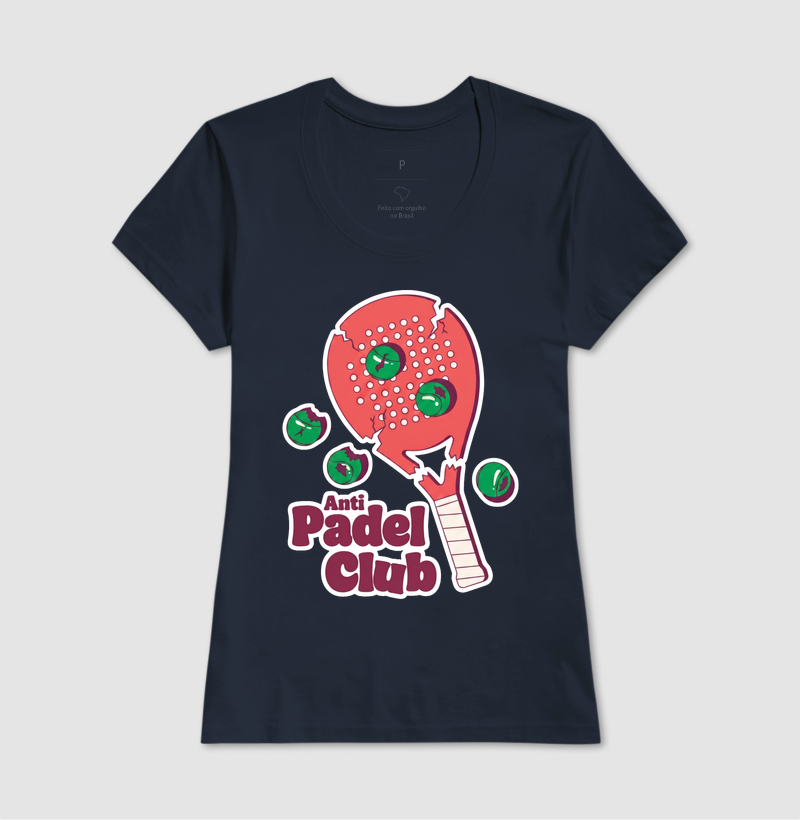 Camiseta Anti Padel Club Raquete Quebrada - Imagem 7