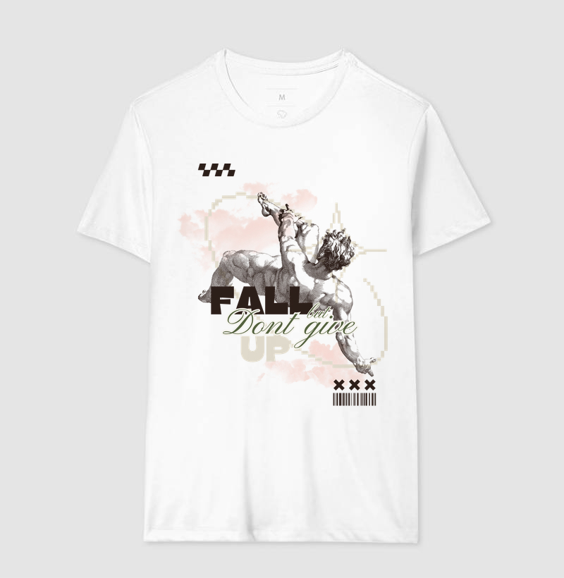 Cami Clássica — Fall but don't give up - Imagem 2