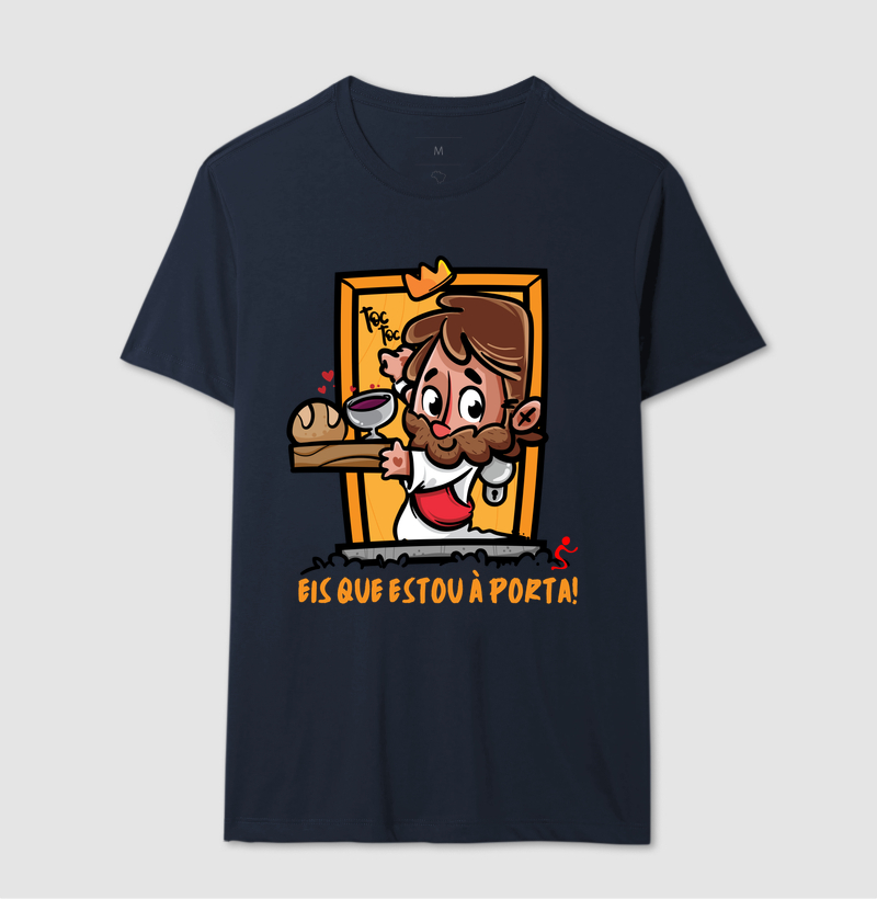 Camiseta Cristã Jesus Está à Porta - Imagem 6