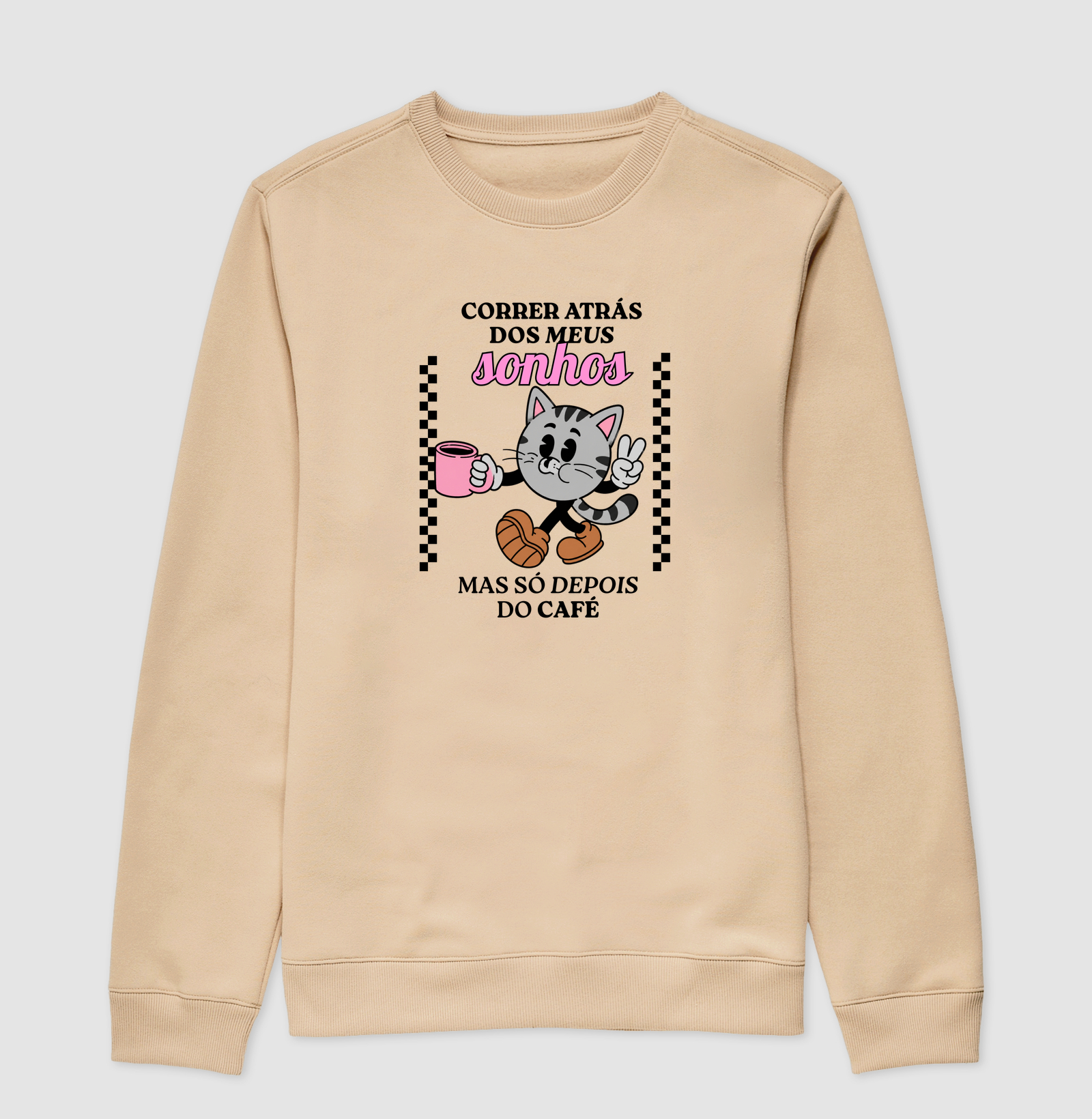 Gato Vintage "Sonhos e Café" - Imagem 3