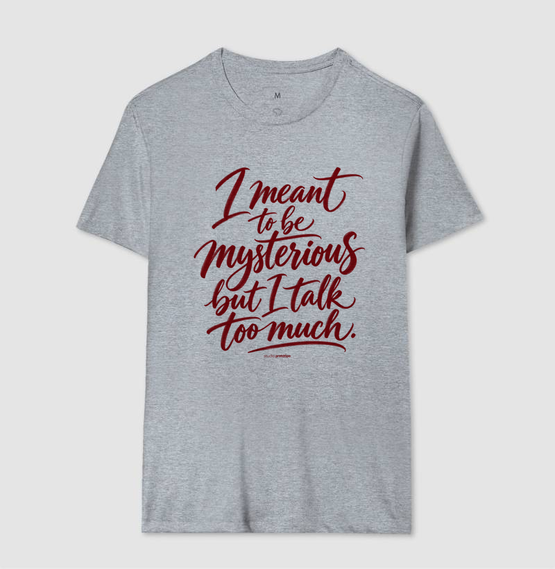 Camiseta Meant to Be Mysterious - Imagem 6