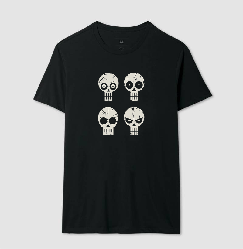 Camiseta Caras de Caveira - Imagem 2