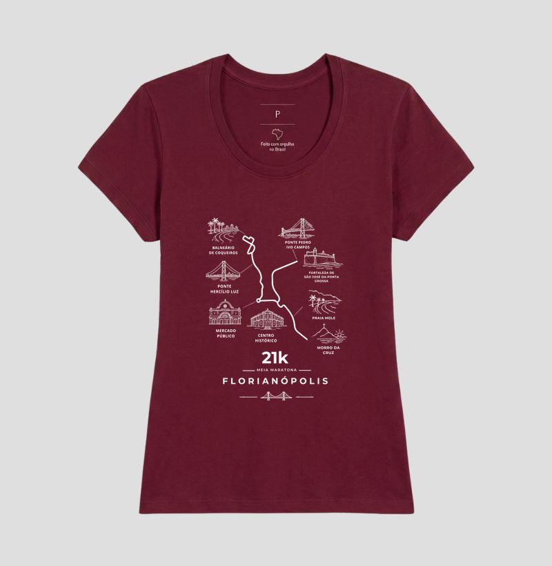 Camiseta Meia Maratona - 21K Por Florianópolis - Imagem 19