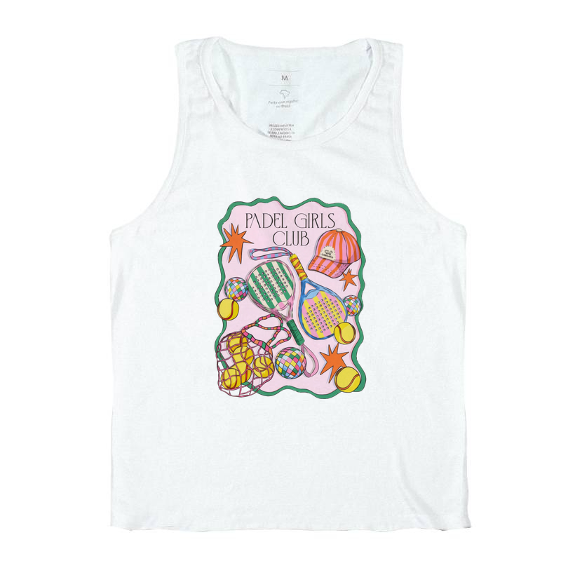Camiseta Feminina Padel Girls Club Retrô - Imagem 2