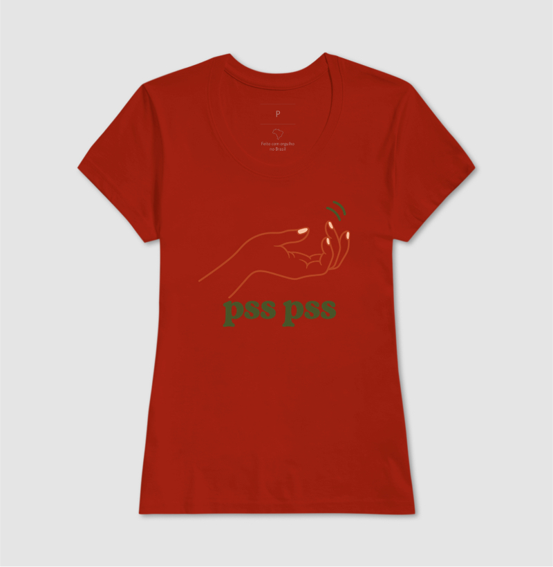 Camiseta Gato Engraçada "pss pss" | Cat Lover | Pelo & Pano - Imagem 11