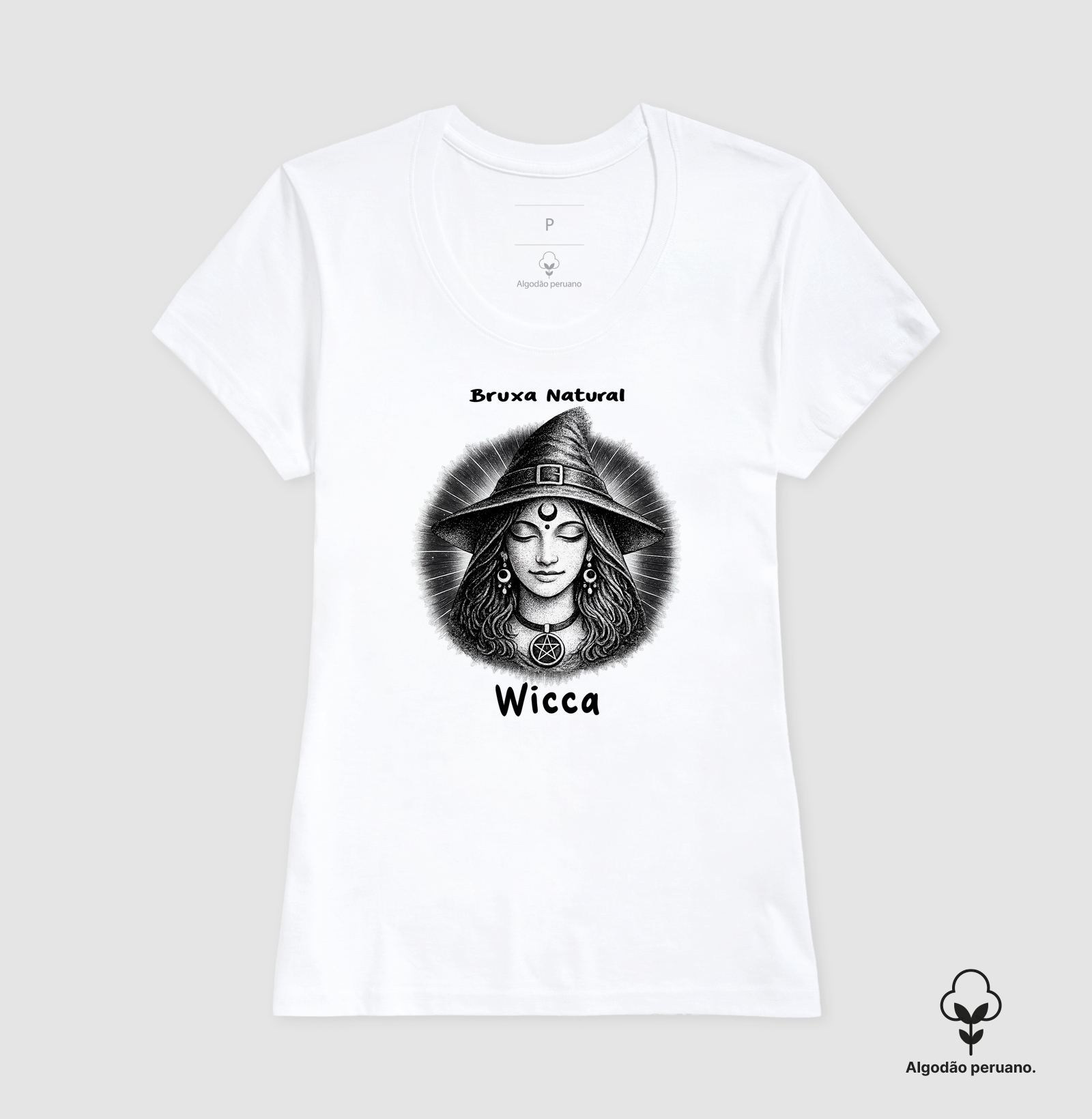 Wicca • Bruxa Natural (algodão peruano) - Imagem 6