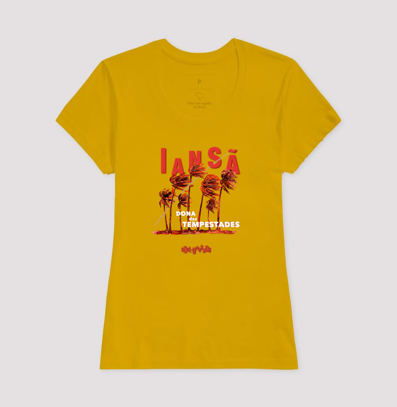 camiseta IANSÃ dona das tempestades feminina - Imagem 5