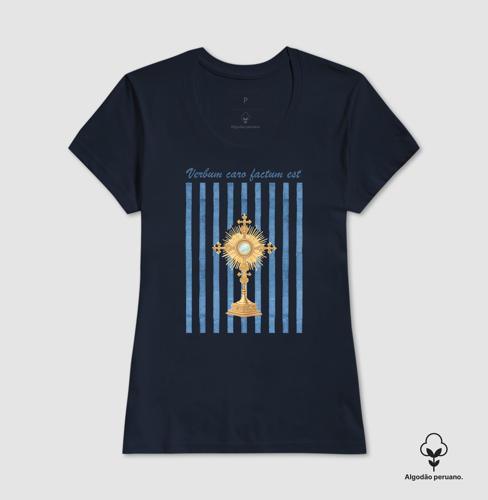 Camiseta Algodão Peruano O Verbo se Fez Carne - Imagem 6