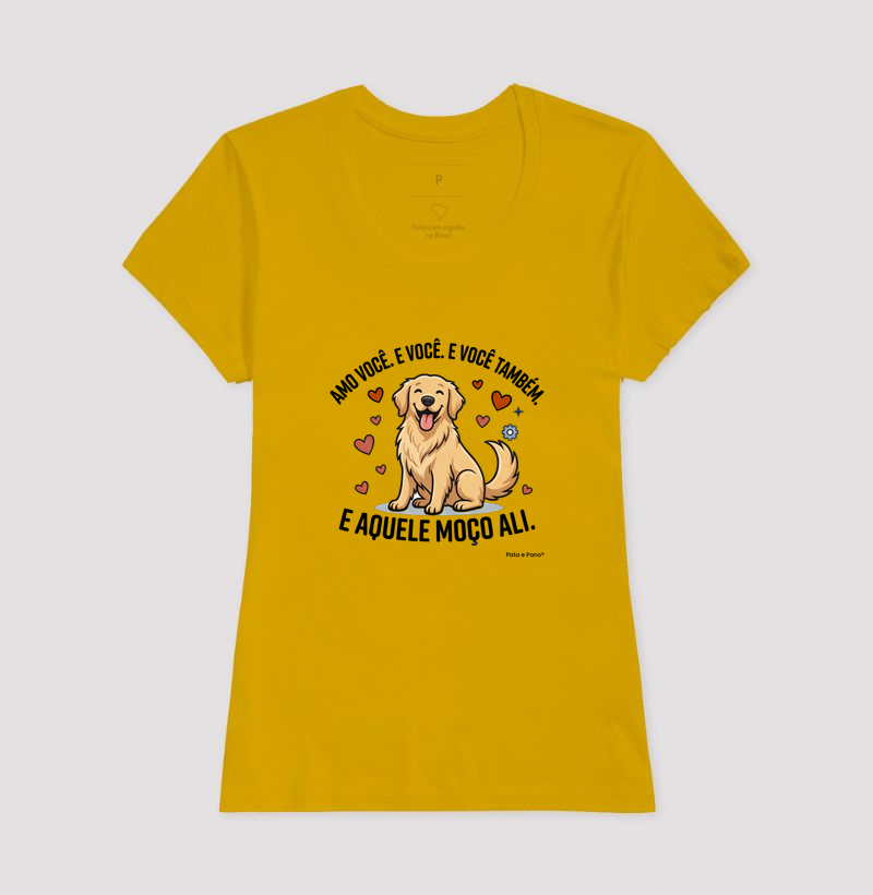 CAMISETA GOLDEN RETRIEVER AMO - Imagem 15