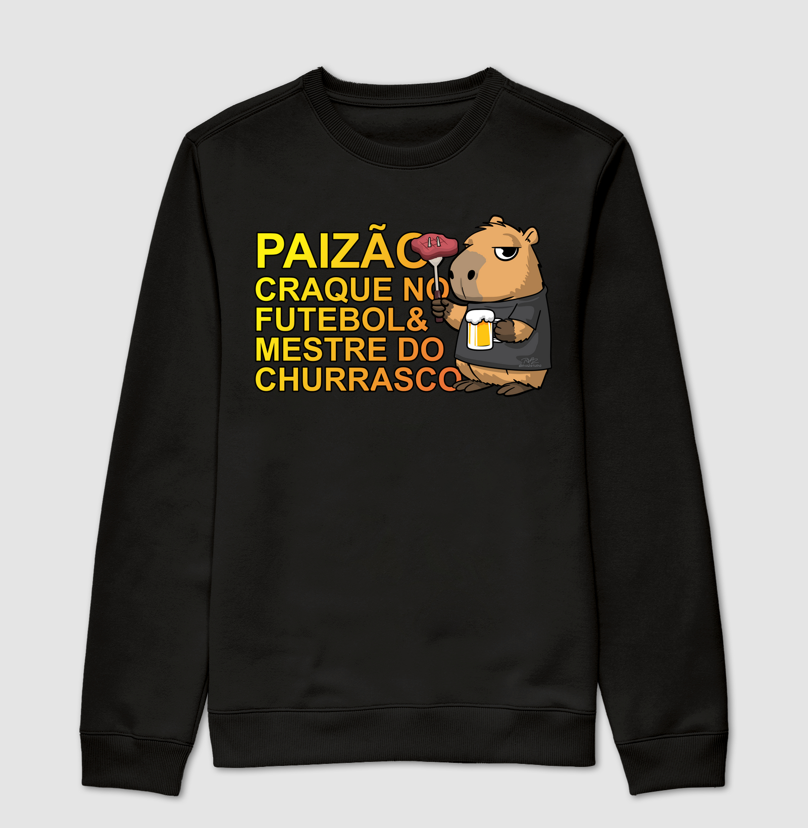 Camiseta Capivara Pai Churrasco - Imagem 4