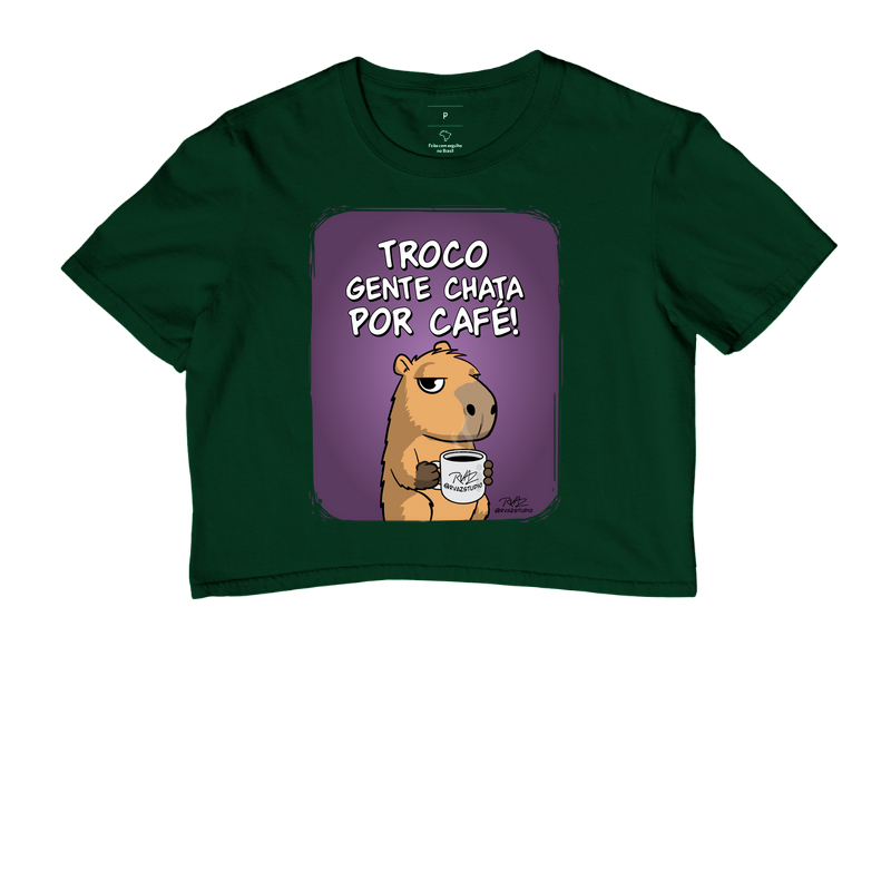 Camiseta Capivara Troco por Café - Imagem 5