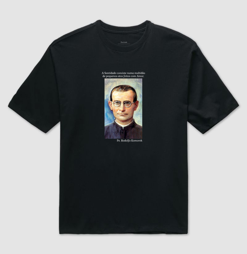 Camiseta Oversized Pe. Rodolfo Komorek - Imagem 2