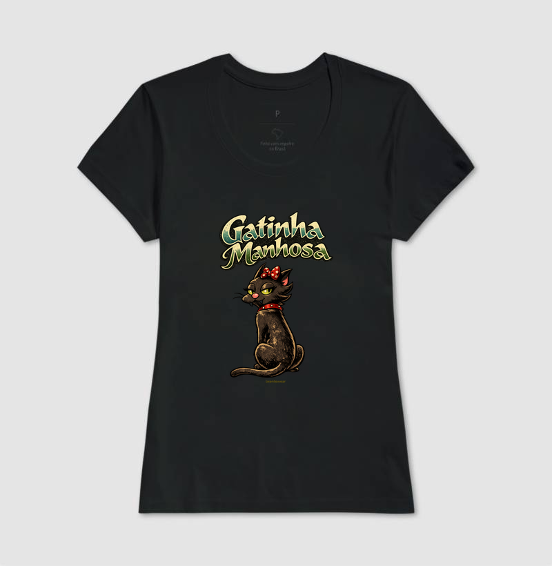 Camiseta Gatinha Manhosa | OxenteWear - Imagem 2