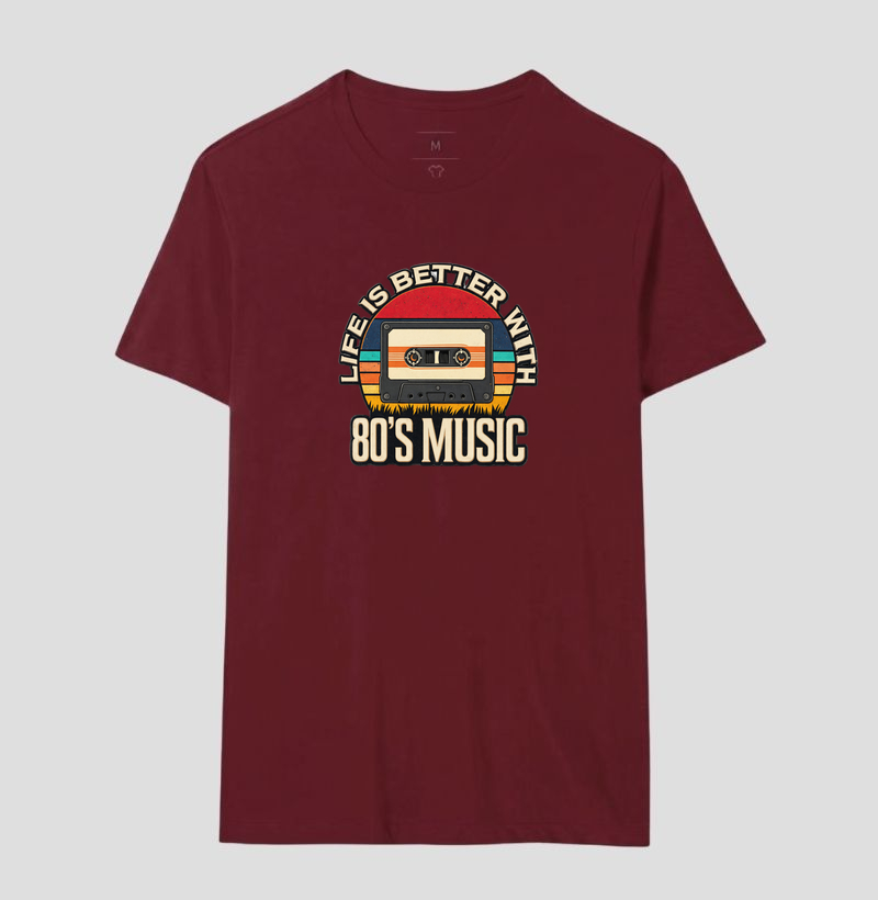 Camiseta Music 80 Retro - Imagem 18