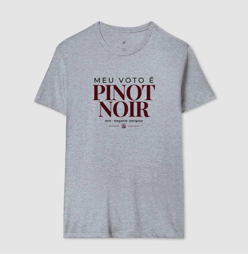 Camiseta “Meu Voto é Pinot Noir” – Wine Minimalista - Imagem 8