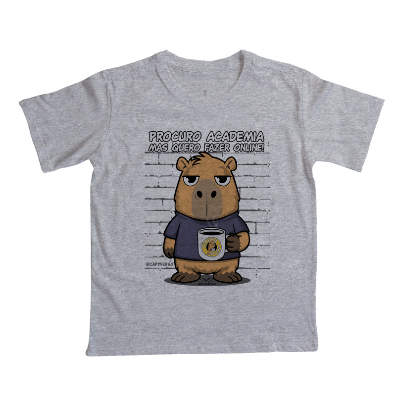 Camiseta Capivara Academia Online - Imagem 4