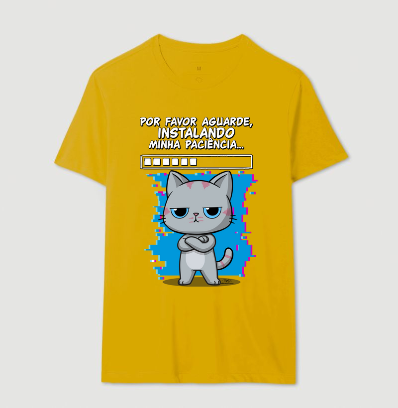 Camiseta Gato Sincero Paciência - Imagem 14