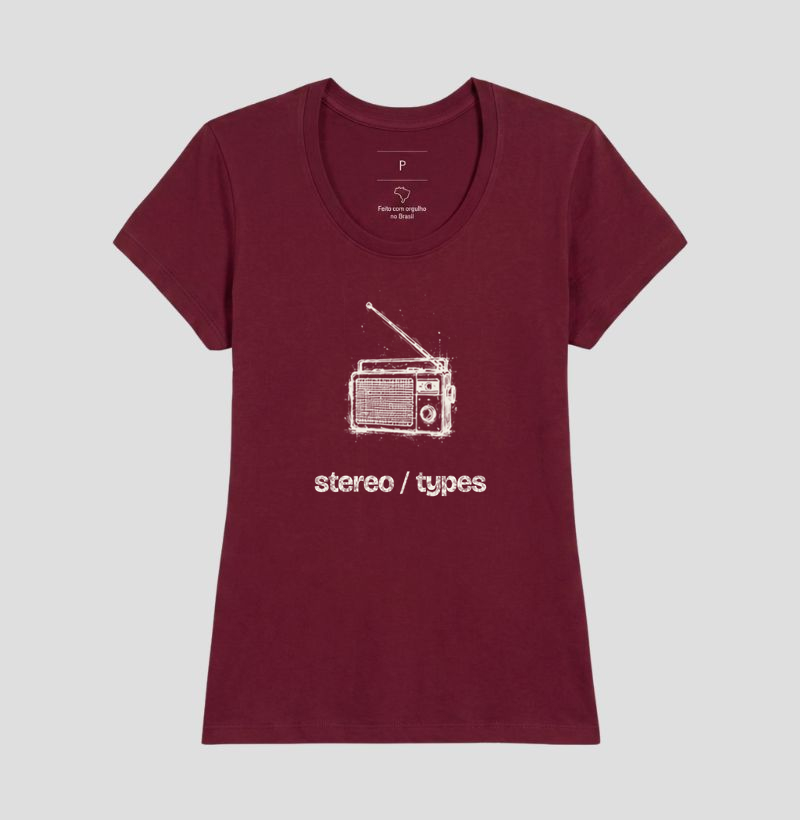 Rádio Portátil · Carvão · Traço Claro · STEREO TYPES - Imagem 15