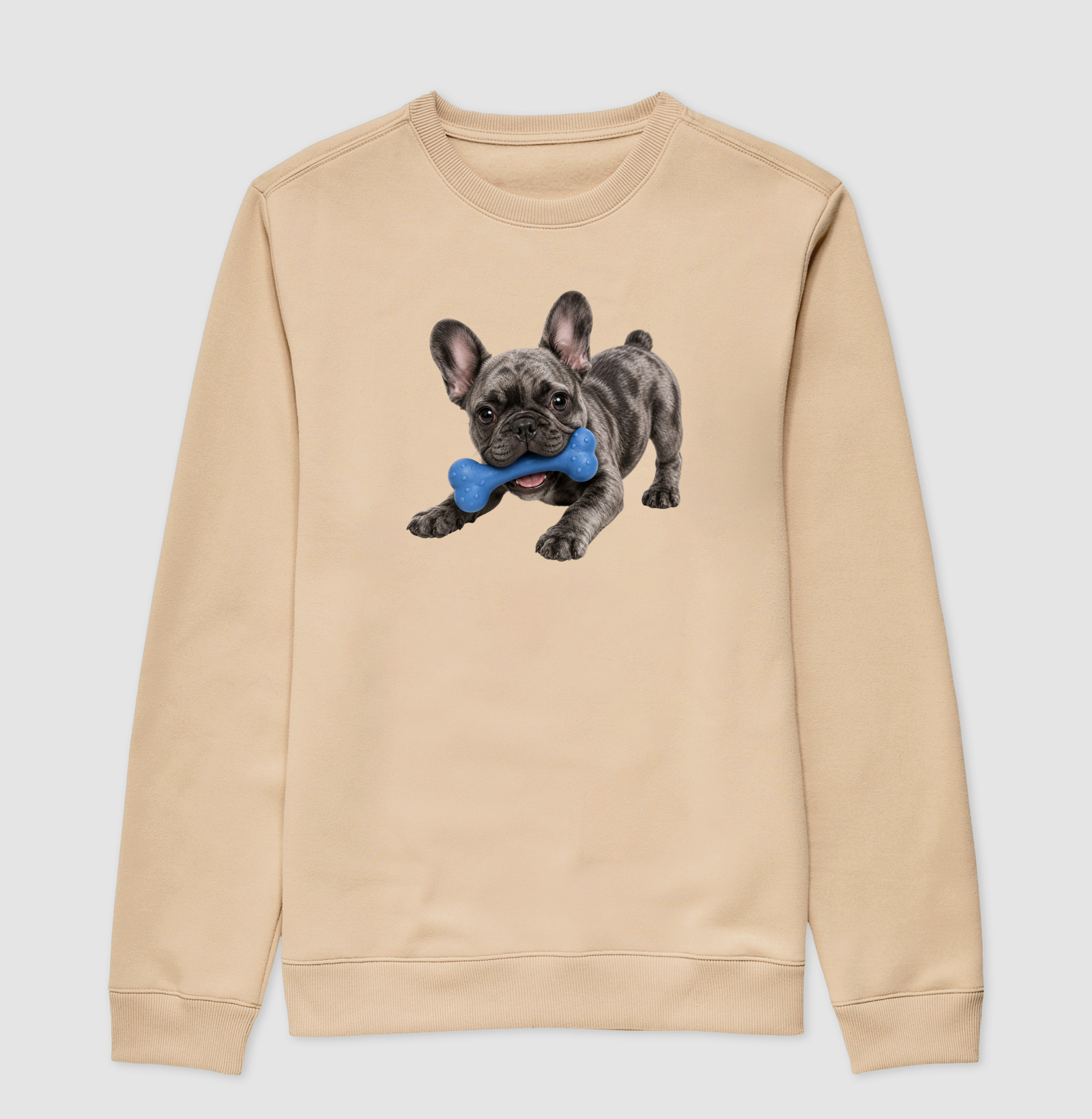 Bulldog (Buldogue) Francês Cinza - Desenho Animado - Imagem 3