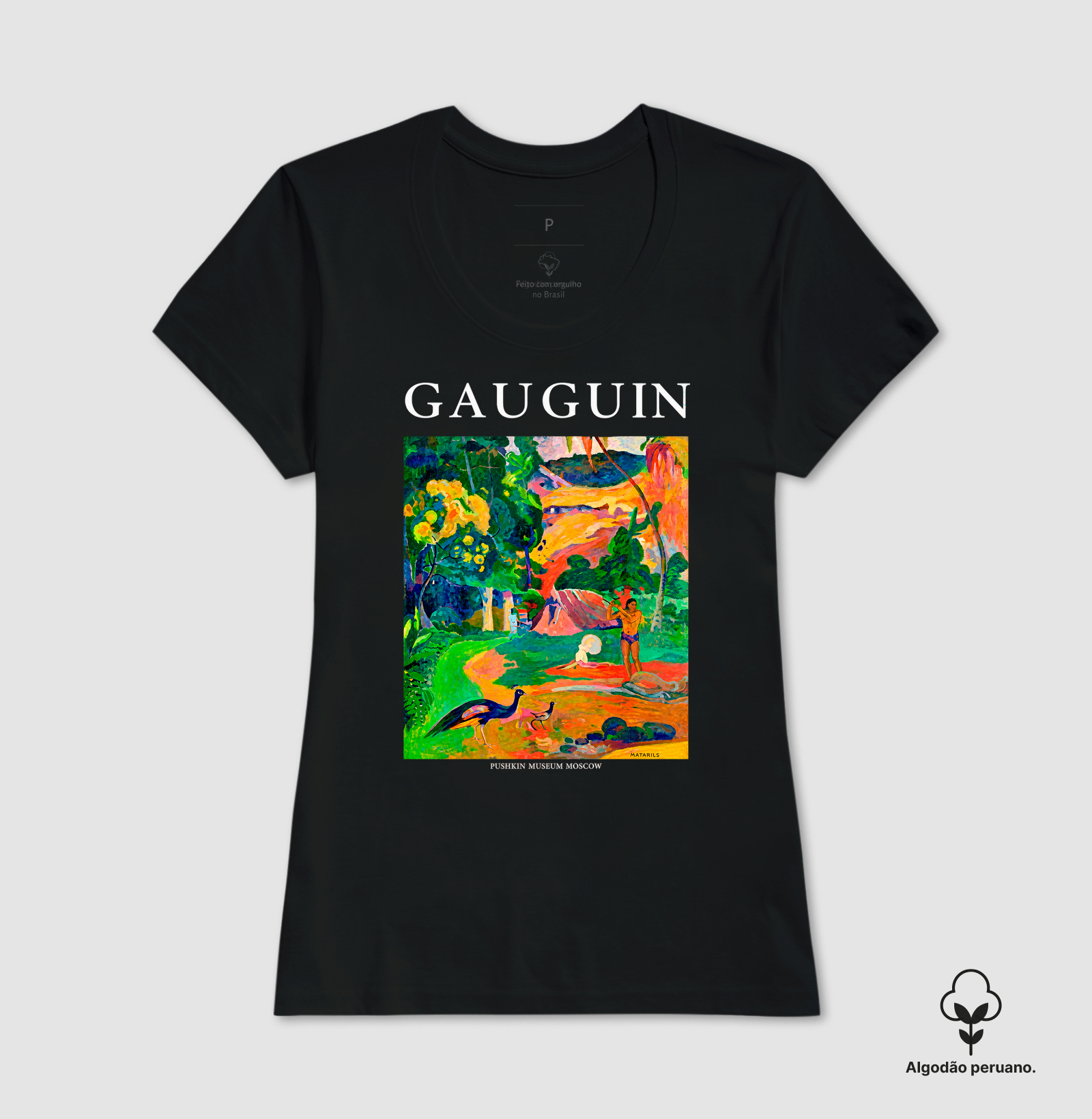 Camiseta Paul Gauguin Taiti Algodão Peruano Premium - Imagem 3