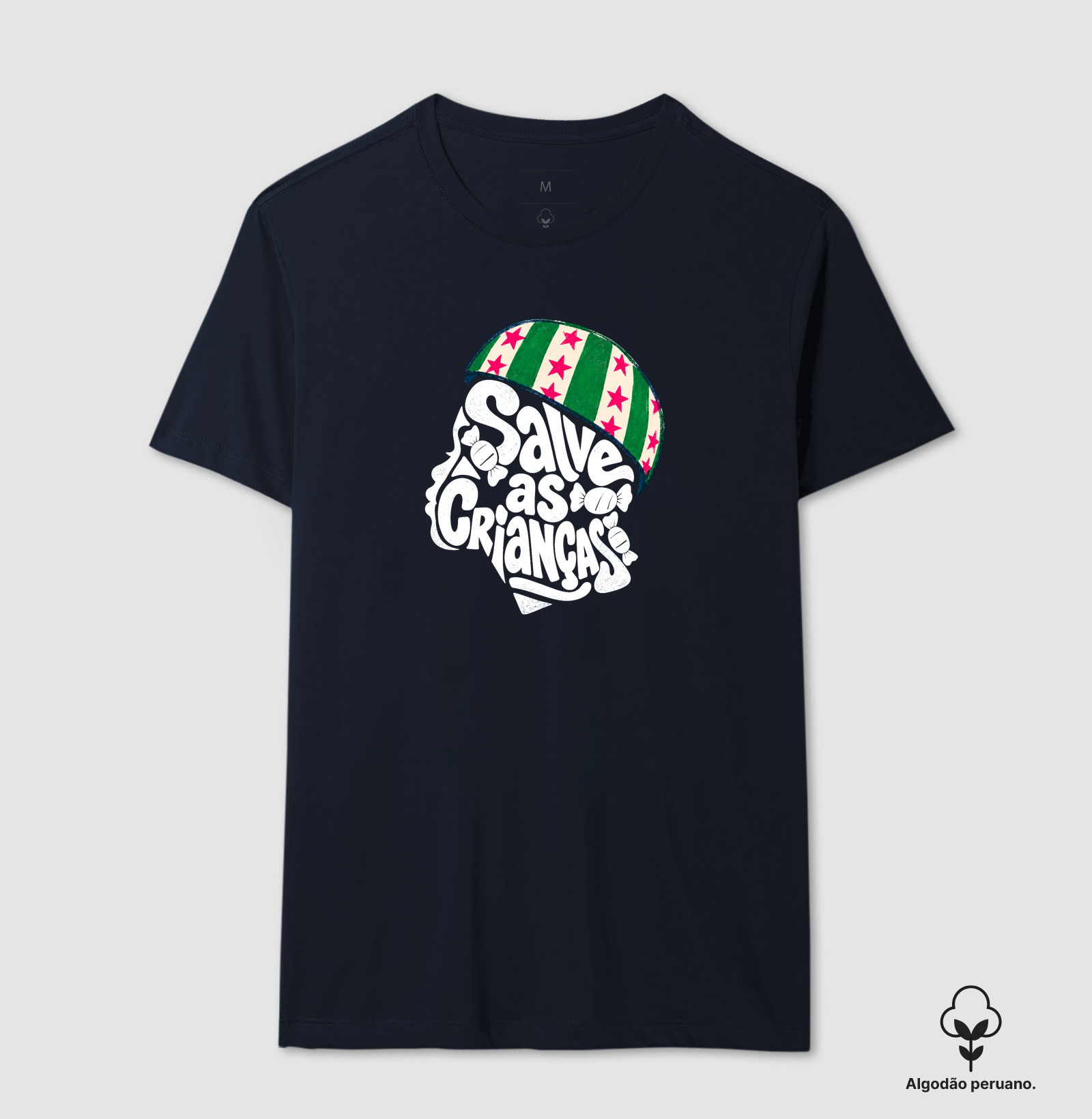 Camiseta Algodão Peruano Salve as crianças - Imagem 6