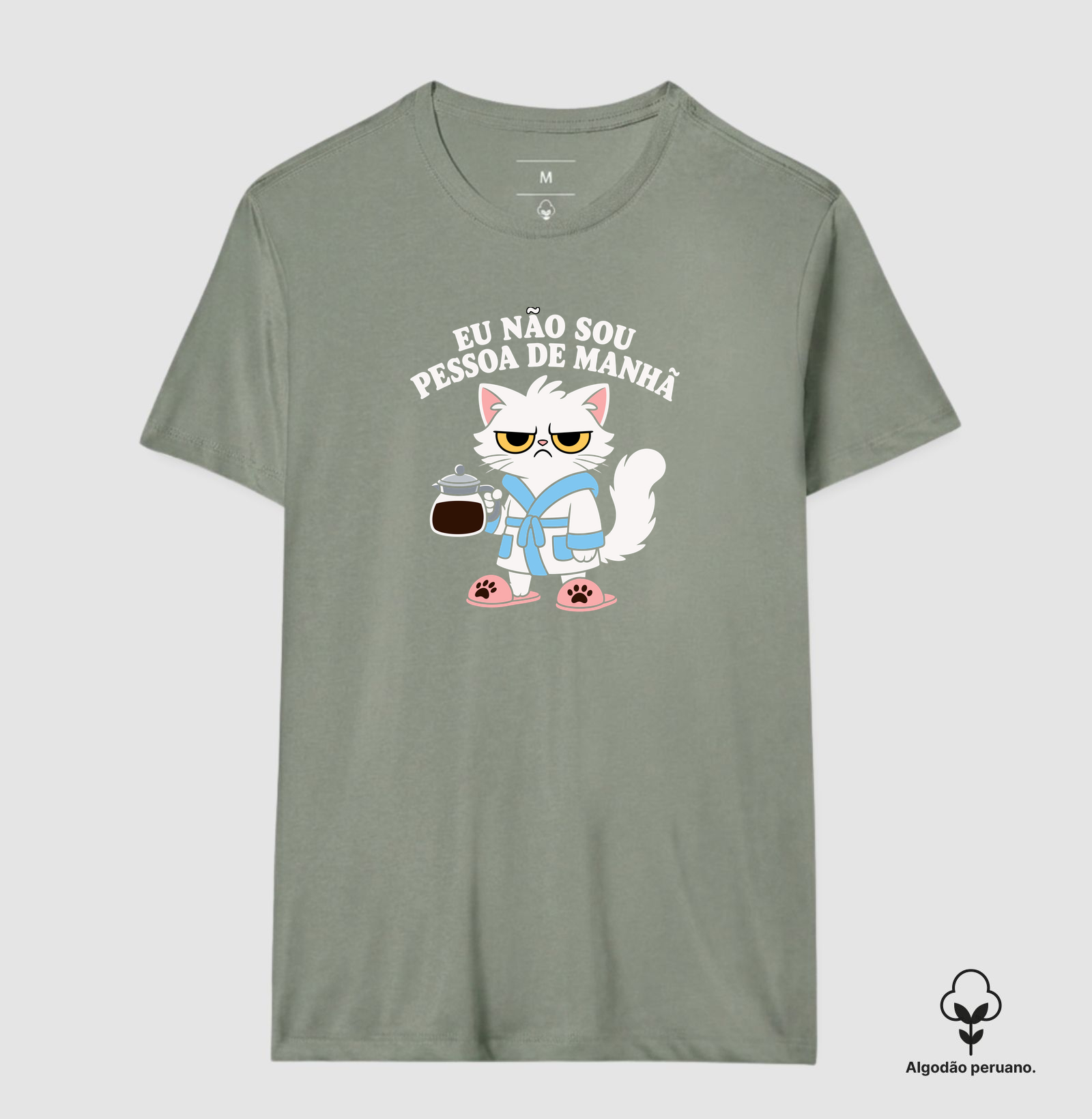 Eu Não Sou Pessoa de Manhã - Gato com Café - Imagem 4