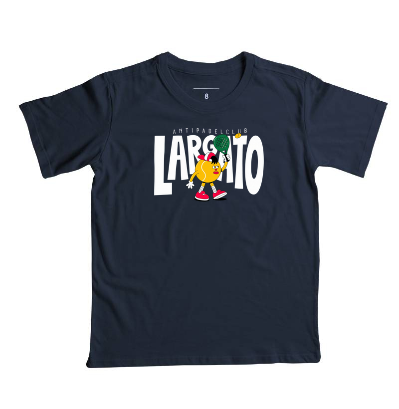 Camiseta Largato Anti Padel Club Mascote Vermelha - Imagem 3
