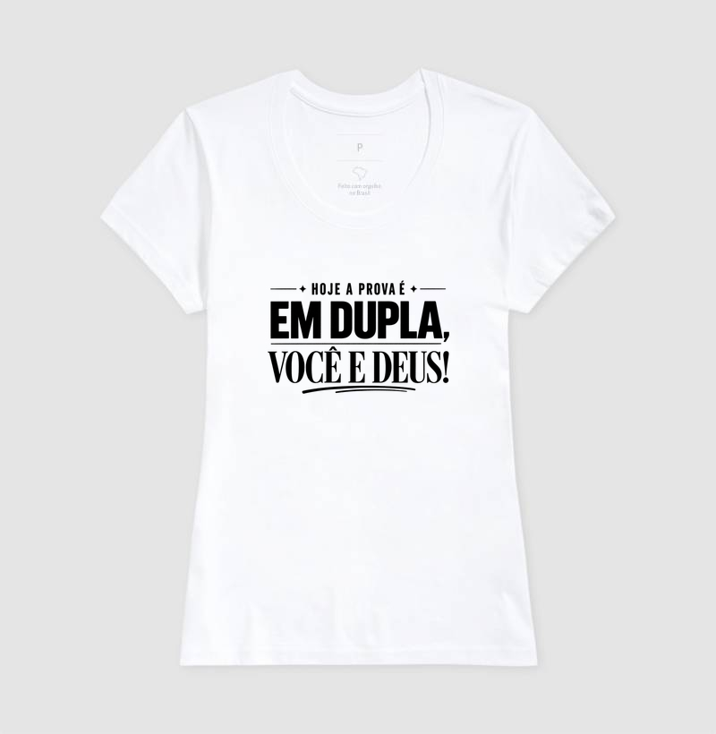 Camiseta Unissex Algodão Prova em Dupla  - Imagem 5