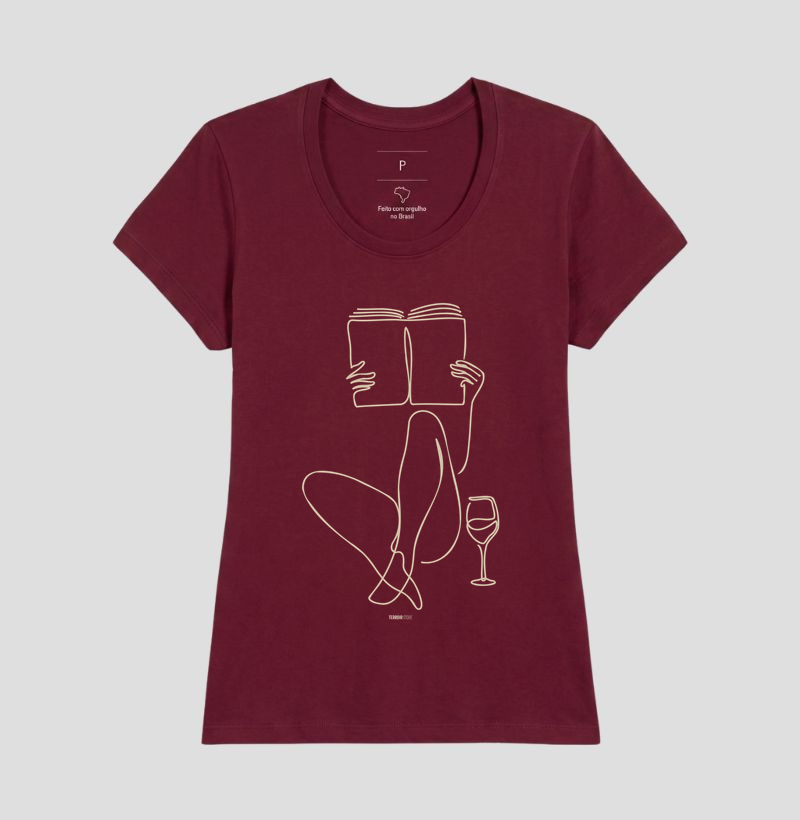 Camiseta Leitura e Vinho - Imagem 13