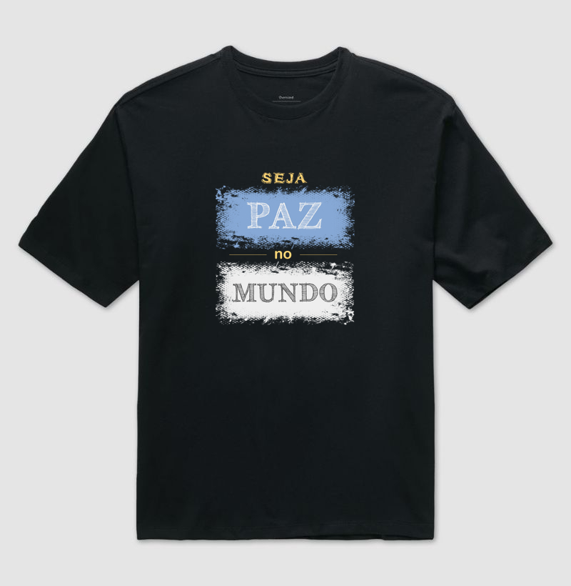 Seja Paz • No Mundo (oversized) - Imagem 4