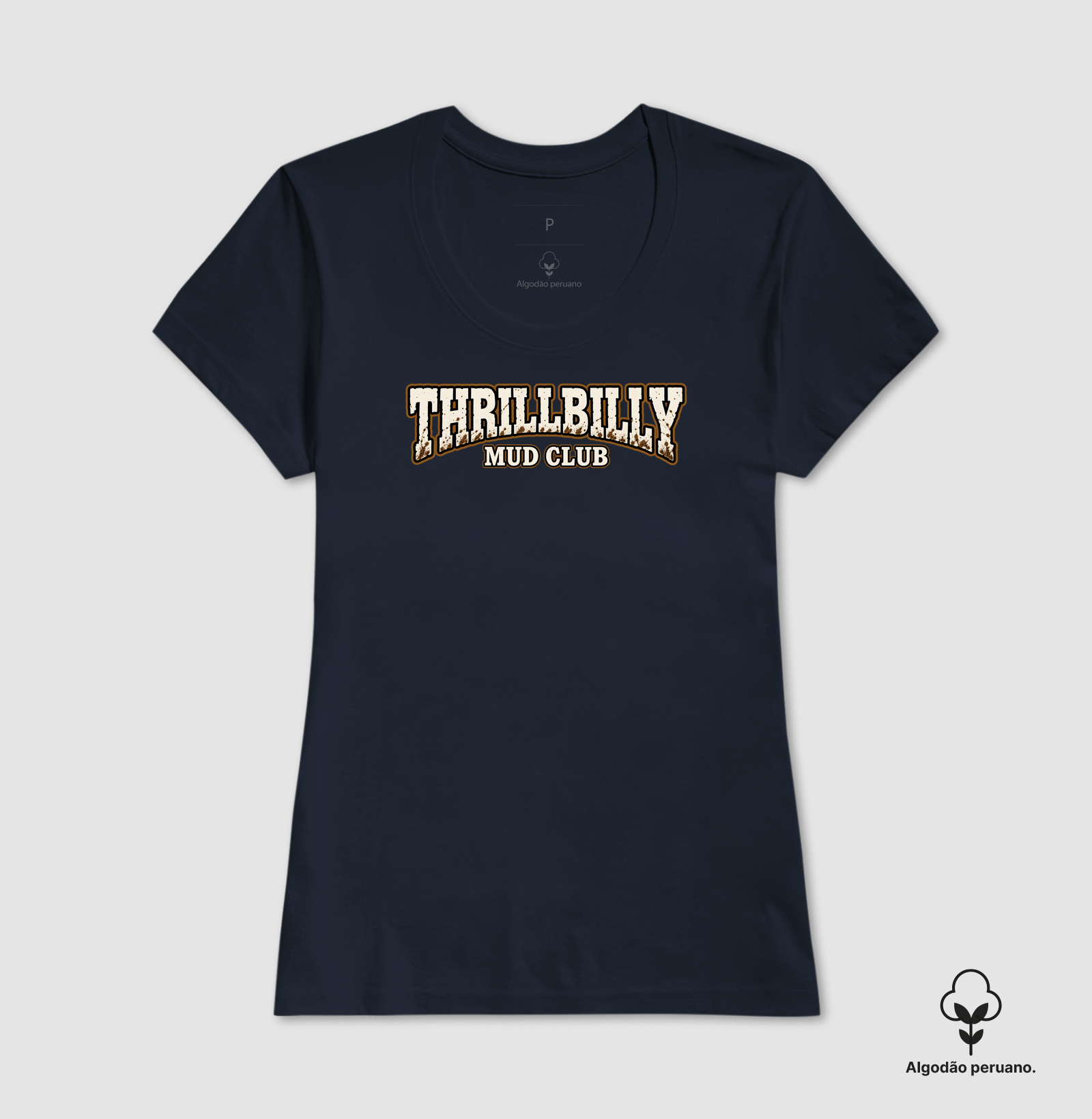 Camiseta Algodão Peruano "GTA 6 THRILLBILLY Mud Club" - Imagem 4