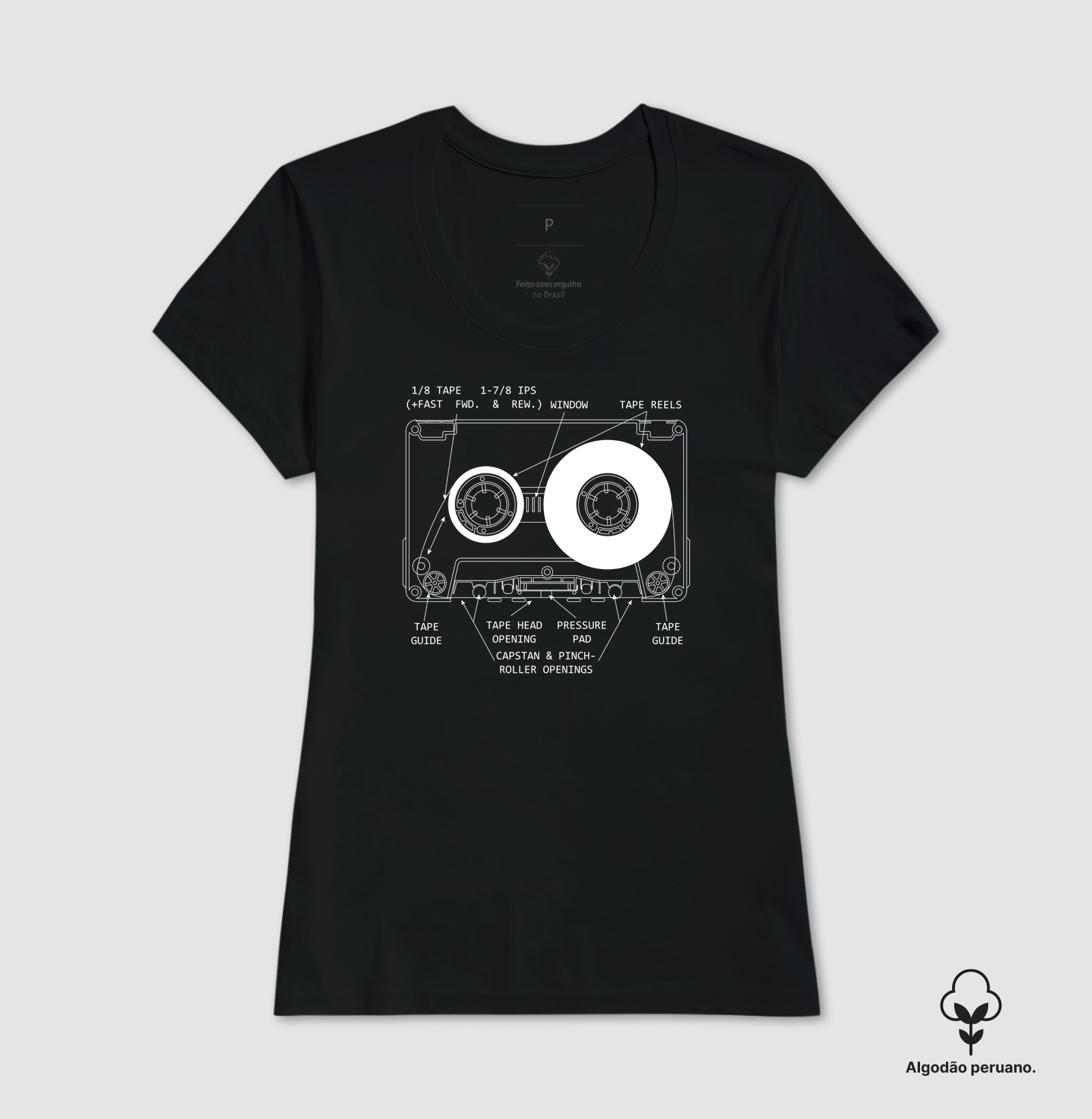 Camiseta Algodão Peruano Anatomia de uma Fita K7 - Imagem 3