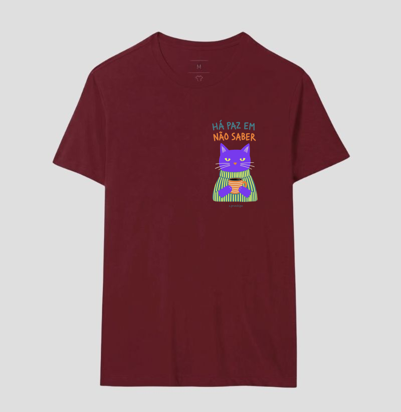 Camiseta Há Paz em Não Saber (estampa P) - Imagem 16
