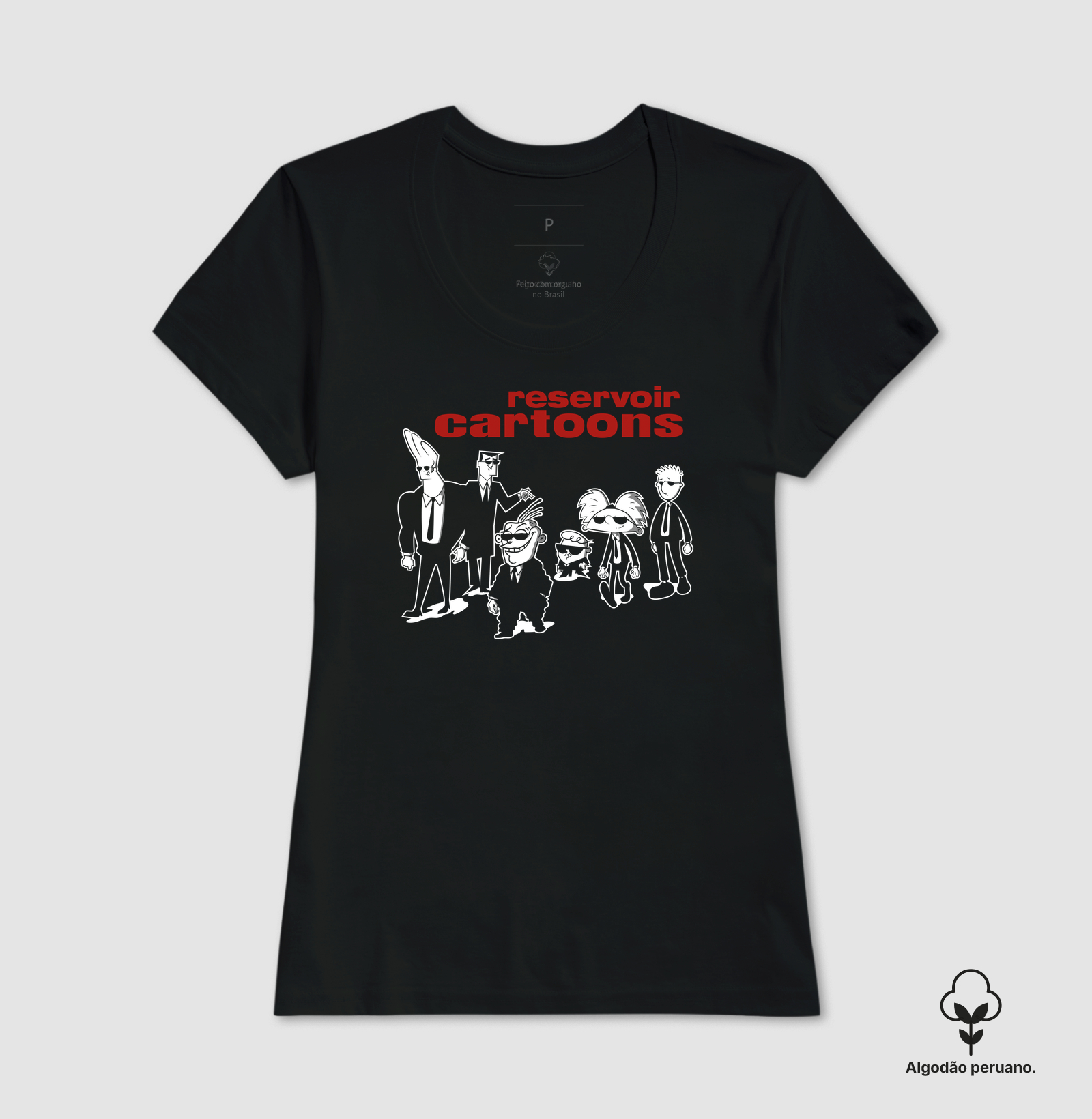 Camiseta Algodão Peruano Reservoir Cartoons - Imagem 4