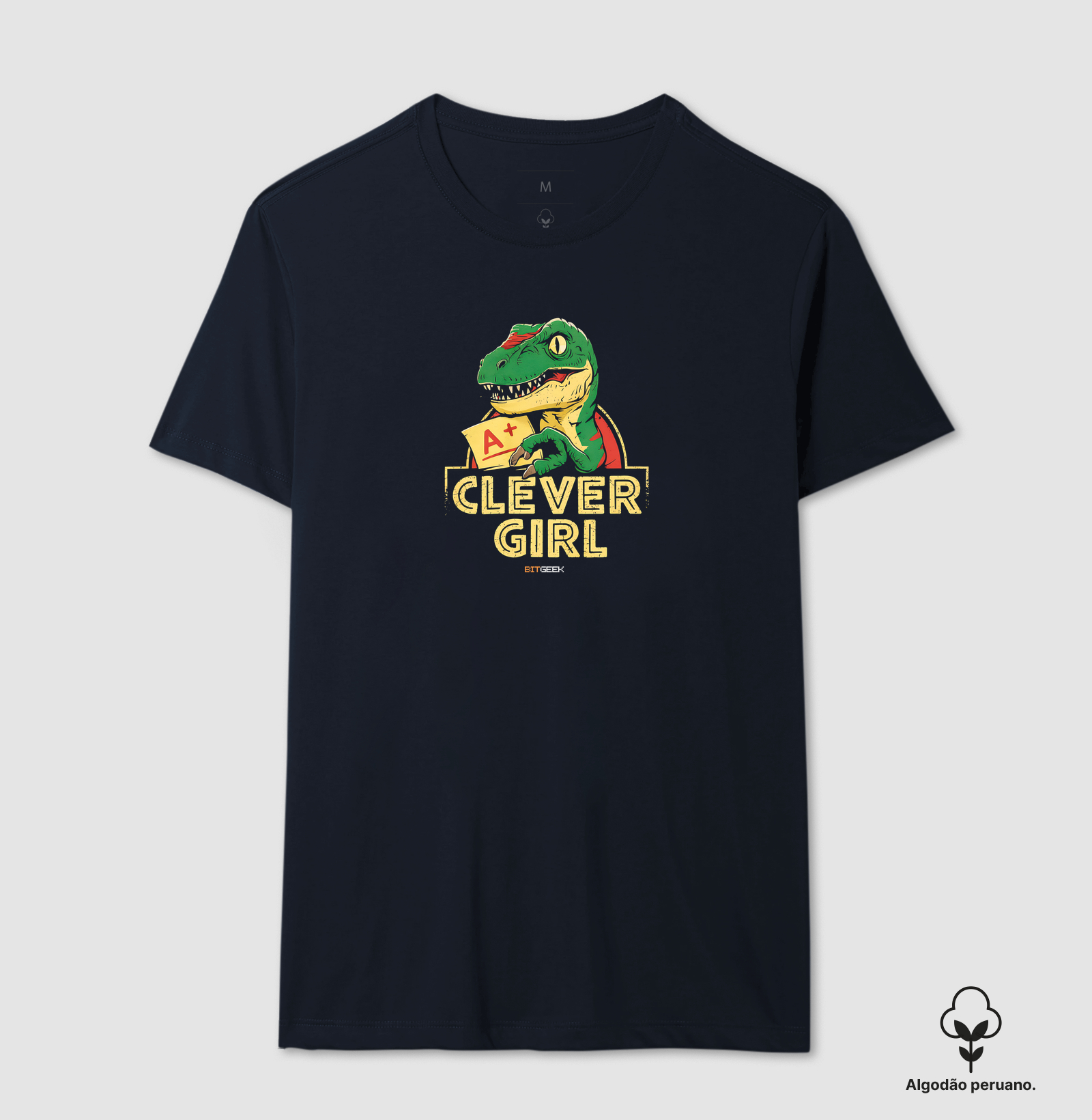 Camiseta Algodão Peruano Clever Girl - Imagem 4