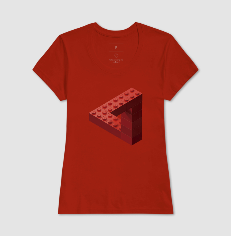 Camiseta Ilusão de Blocos - Imagem 11