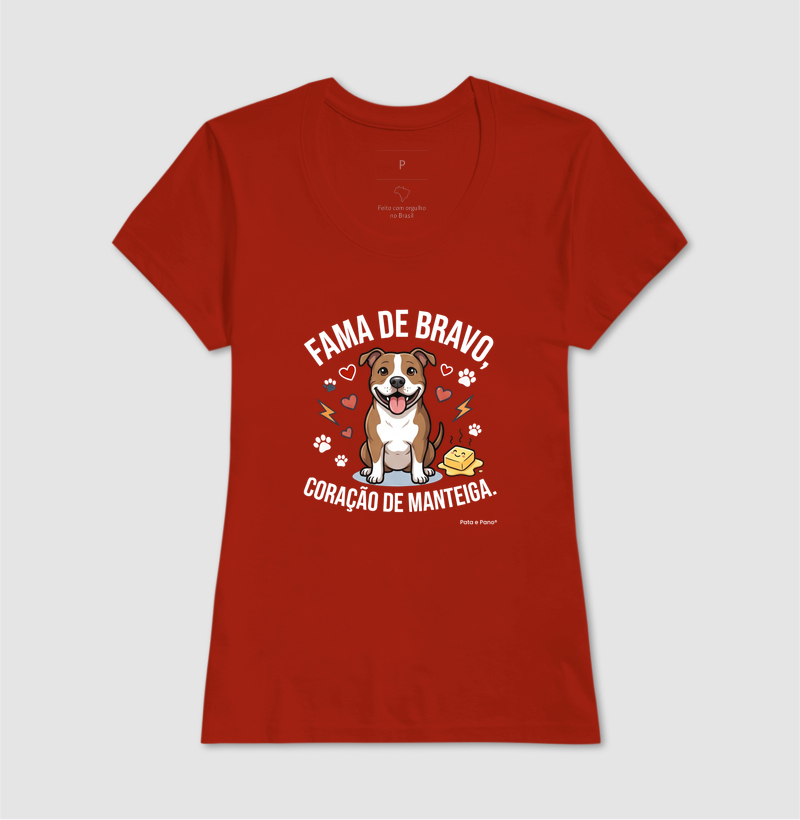 CAMISETA PITBULL FAMA DE BRAVO - Imagem 11