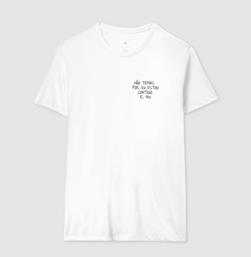 Camiseta Masculina Isaias 41:10 Bolso - Imagem 3