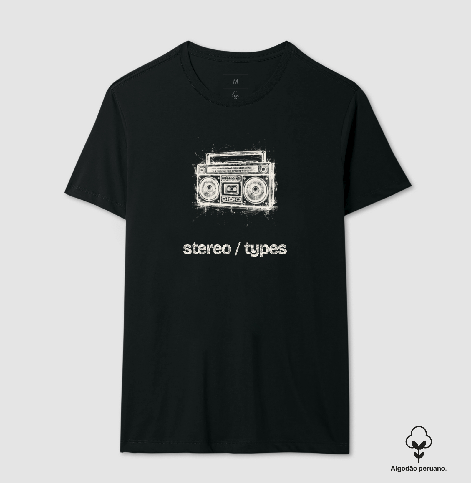 Boombox · Carvão · Traço Claro · STEREO TYPES - Imagem 3