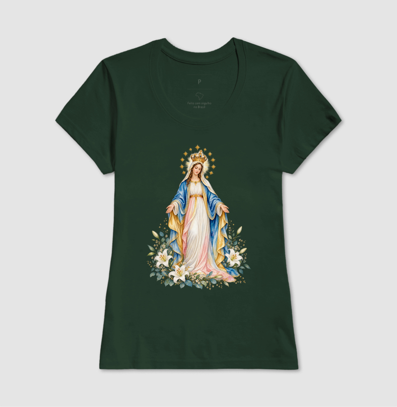 Nossa Senhora Rainha — Aquarela Botânica Régia - Imagem 9