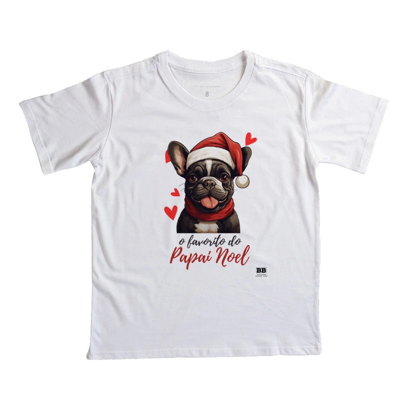 Camiseta Infantil Bulldog Frances "Favorito" - Imagem 2