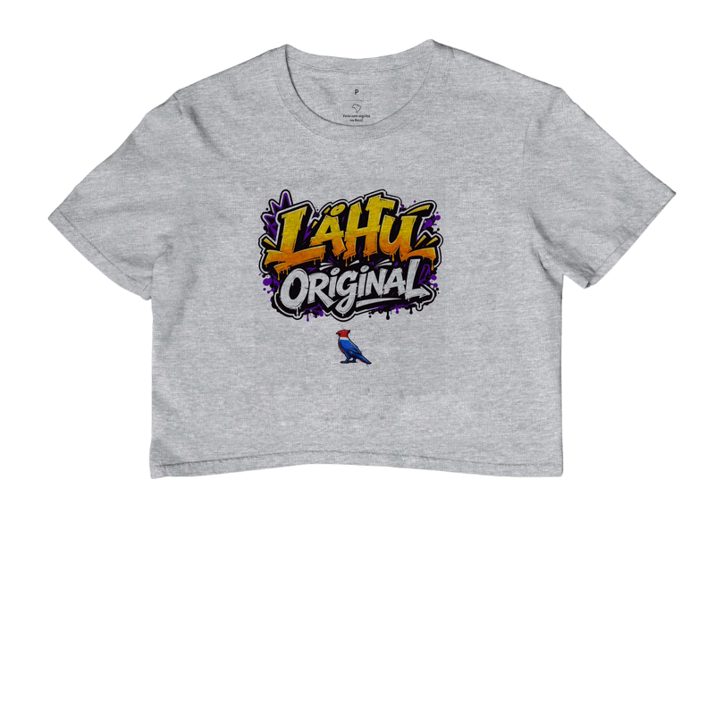 O grafite LÄHU Original brilha em tons vibrantes de laranja e roxo, traduzindo energia e movimento. Mistura perfeita entre arte de rua e moda contemporânea, feita para quem vive o estilo com propósito. - Imagem 6
