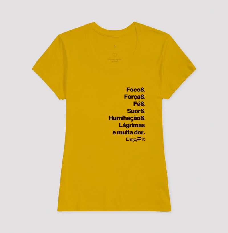 CAMISETA ACADEMIA FOCO E MUITA DOR - Imagem 15
