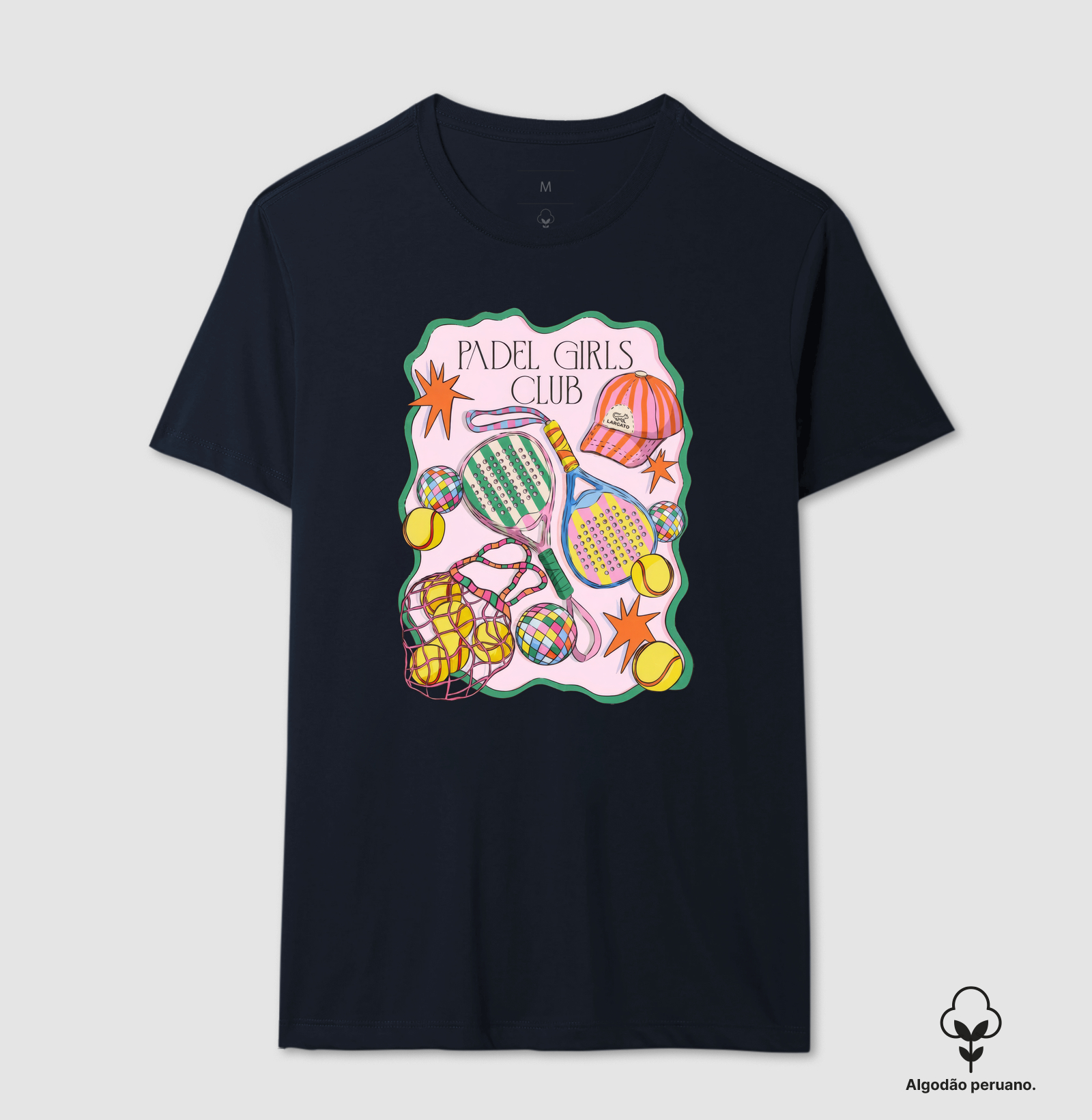 Camiseta Feminina Padel Girls Club Retrô - Imagem 4